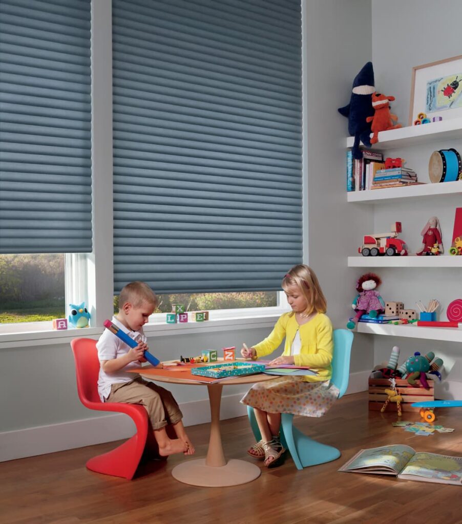 Child's room with Sonnette cellular shades
